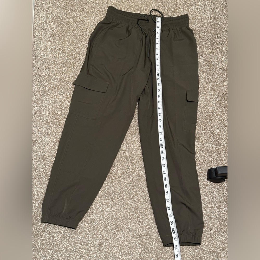 Stretchtech dry fit olive green pants